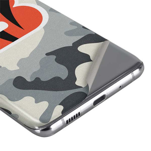 NFL Cincinnati Bengals Camo Galaxy S20 Plus Skin